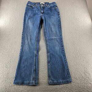 Wrangler Jeans Women 8 (30x29) Blue As real As Classic Fit Bootcut Western Chore